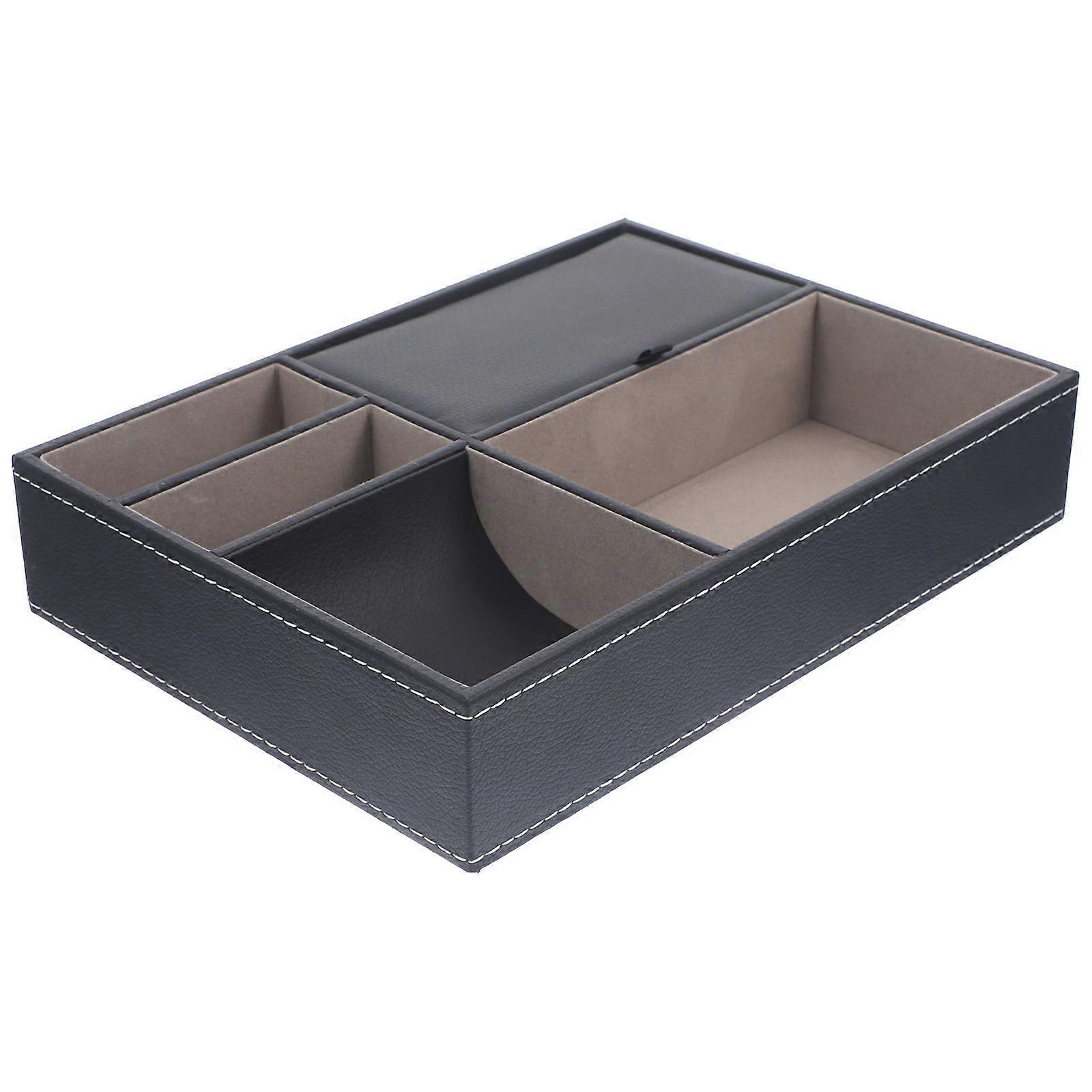 Multi-Grid Jewelry Case Box for Storage Vintage Style Organizer