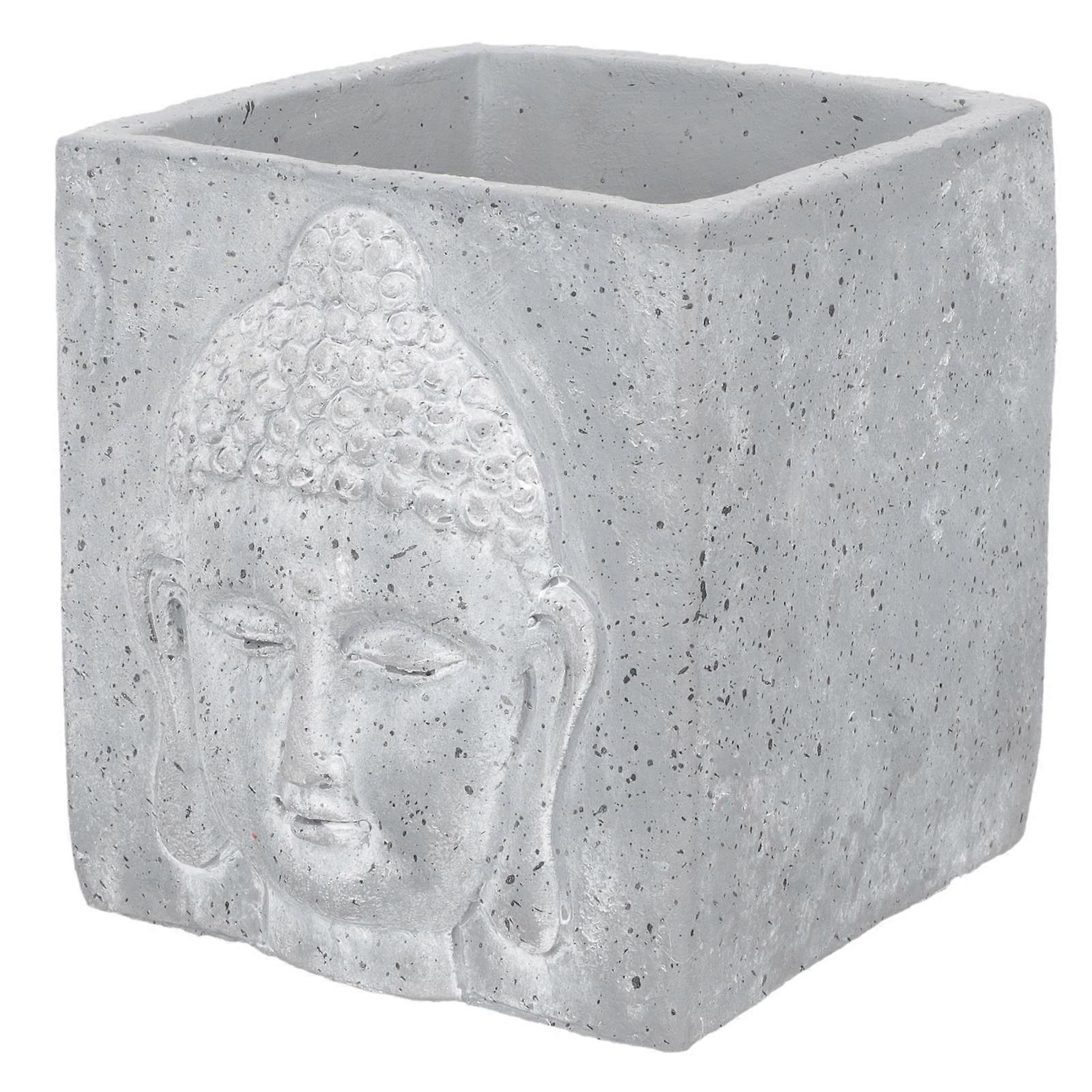 Home Flowerpot Buddha Cement Plants for Storage Use Decorative