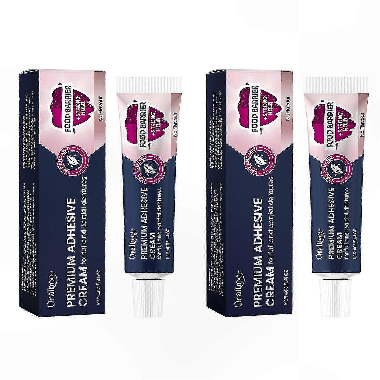 2025 Extra Strong Waterproof Denture Adhesive for Upper Lower and Partial Plates