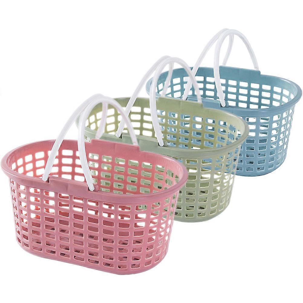 Shower Basket Organizer for Bathroom Cleaning 6Pcs Plastic Storage Set