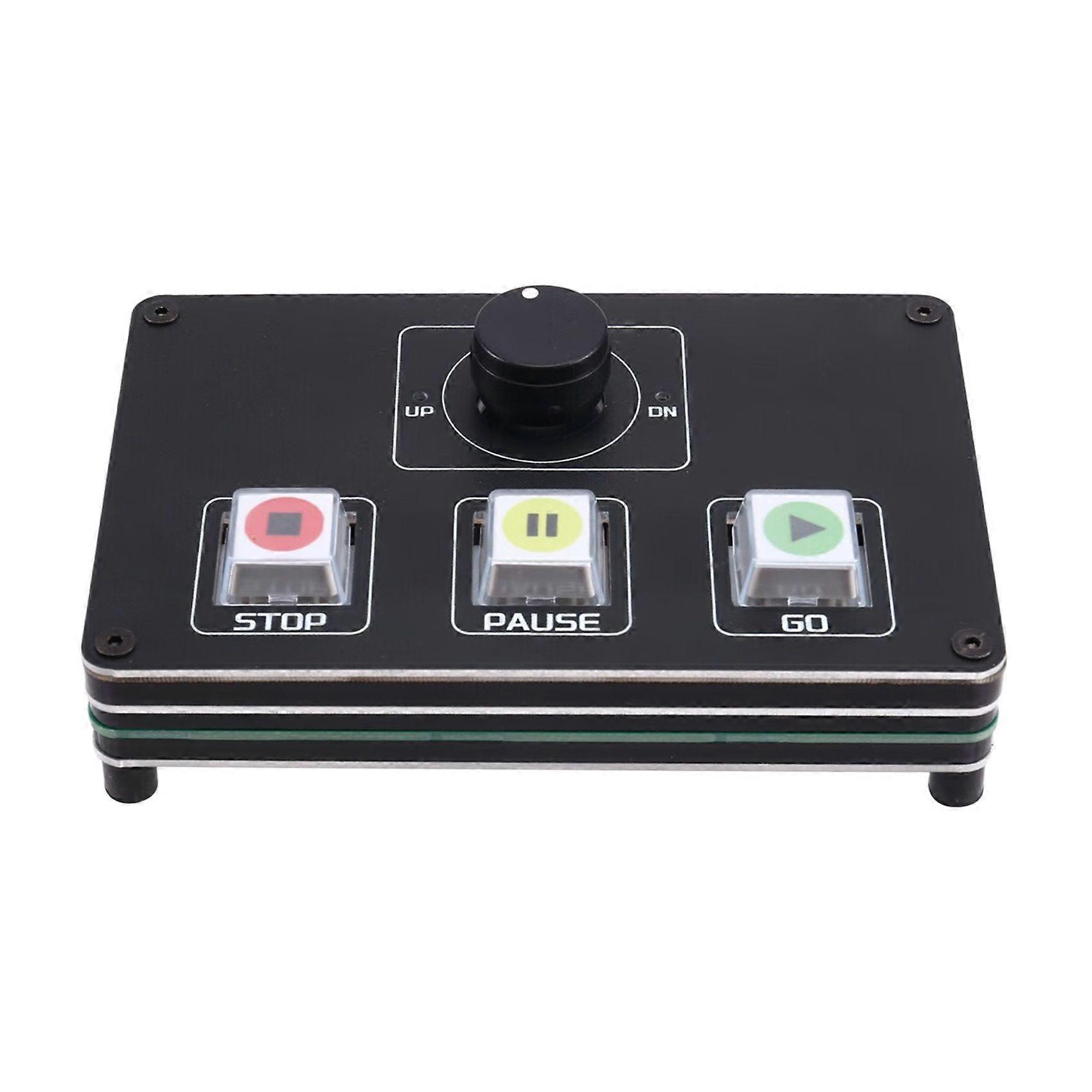 USB Audio Keyboard Shortcut Controller for Music Performance and Media Control