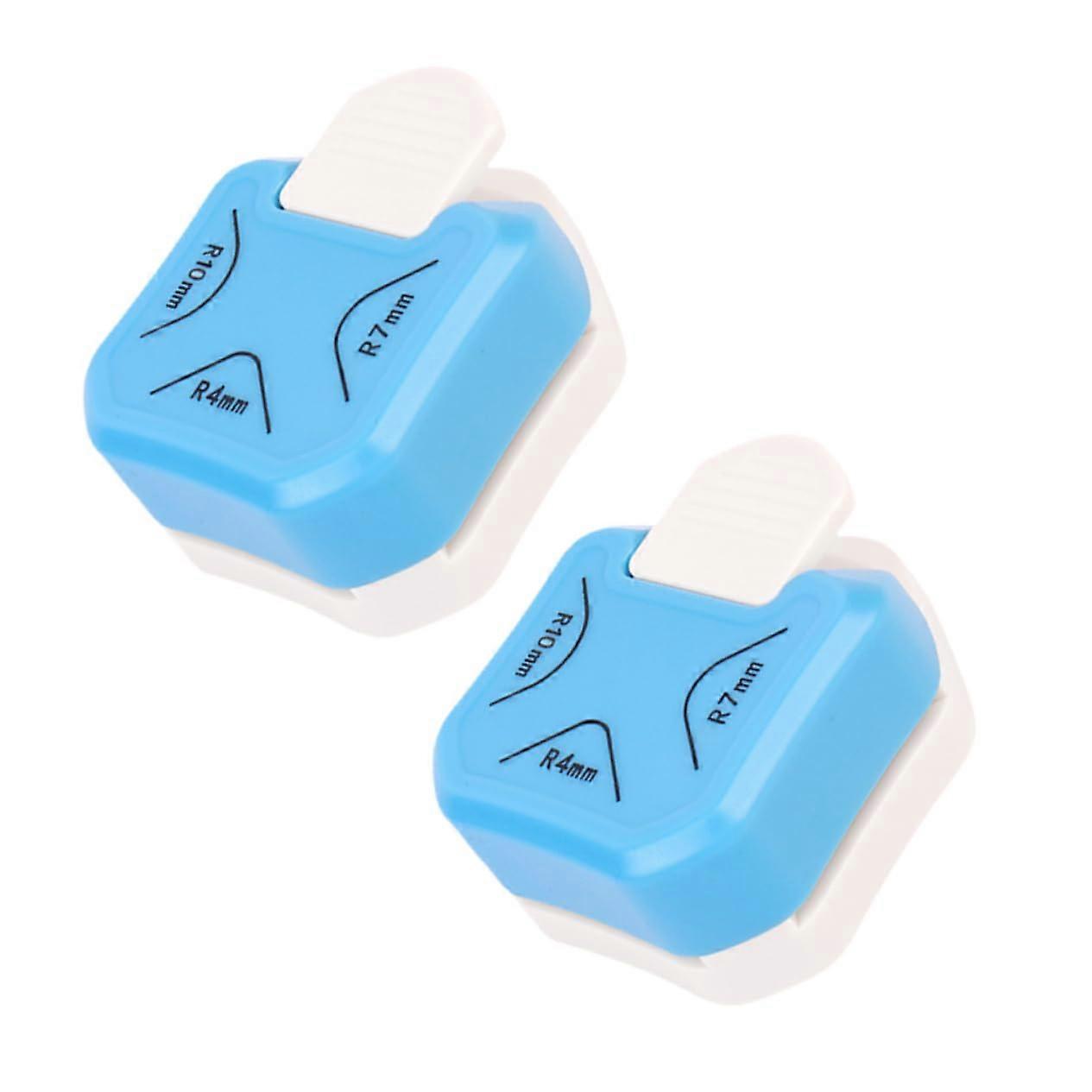 2pcs Corner Rounder Punch Set Multi Angle Paper Craft Punch for Scrapbooking Card Making DIY