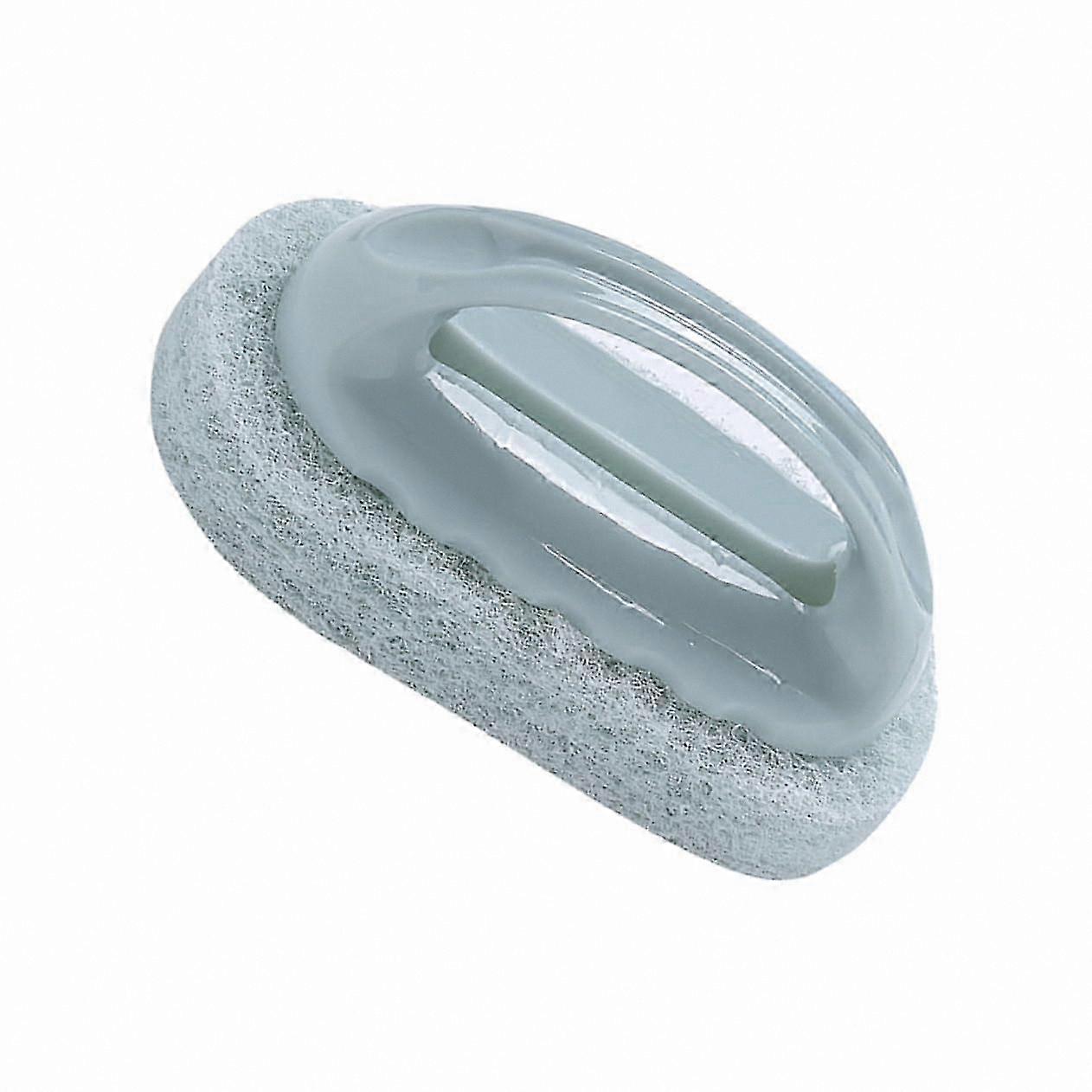 Bathroom Scrubber Brush with Sponge Eraser and PP Handle for MultiSurface Kitchen Cleaning