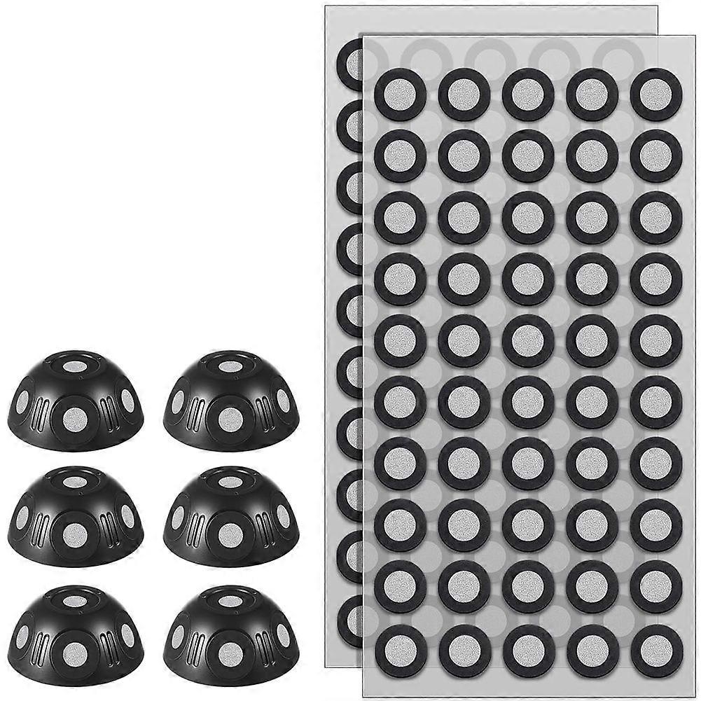 6 Pcs Multi-Angle Marker Set 6 Sided 100 Point 3D Scanner 6mm Dot Scanning Scanner Turntable ,for 3D Scanning