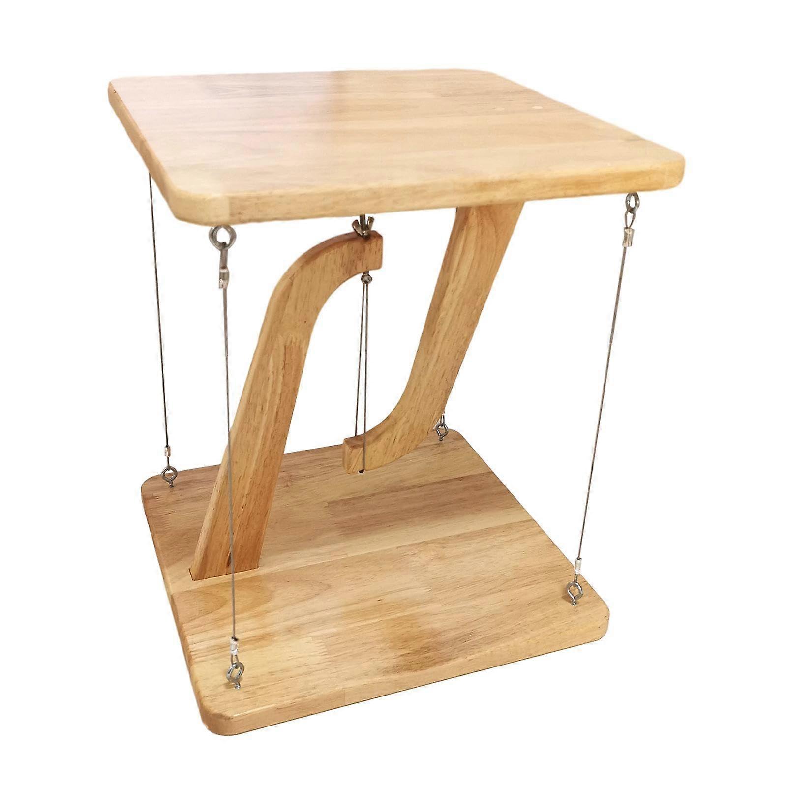 Tensegrity Table Wooden Structure Toy, 30kg Load Capacity Educational Physics Display Decor Stand