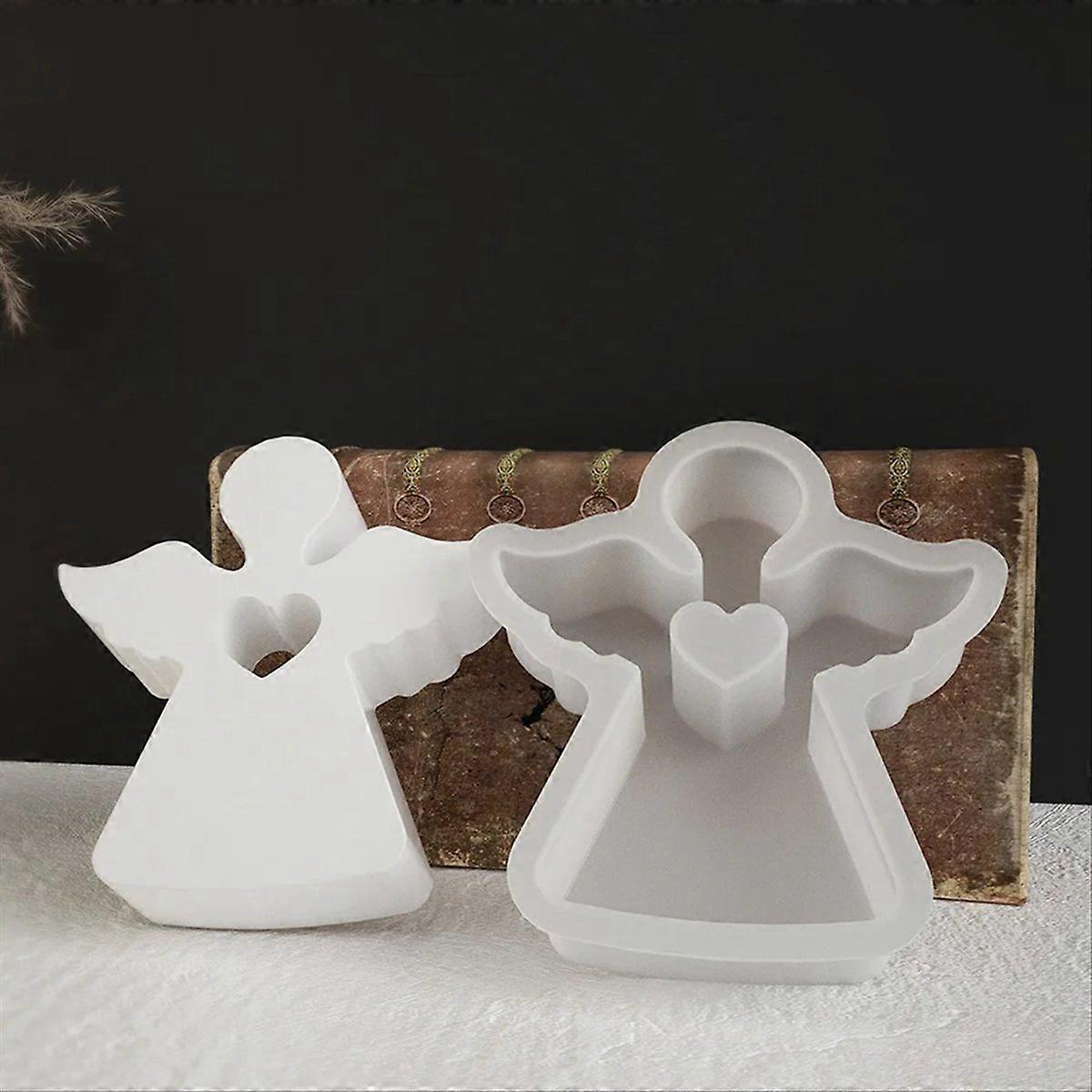 7PC Angle Candle Silicone Mold Love House Shape Deco