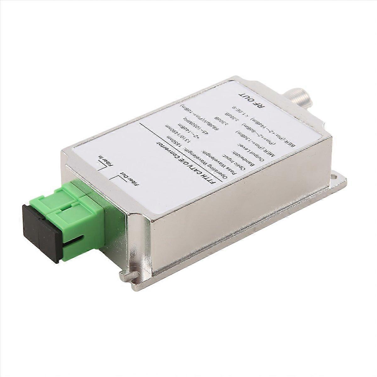 Mini CATV FTTH Receiver Fiber Optical WDM Node RF Converter Triplexer Minimode Indoor AGC 1310nm/155