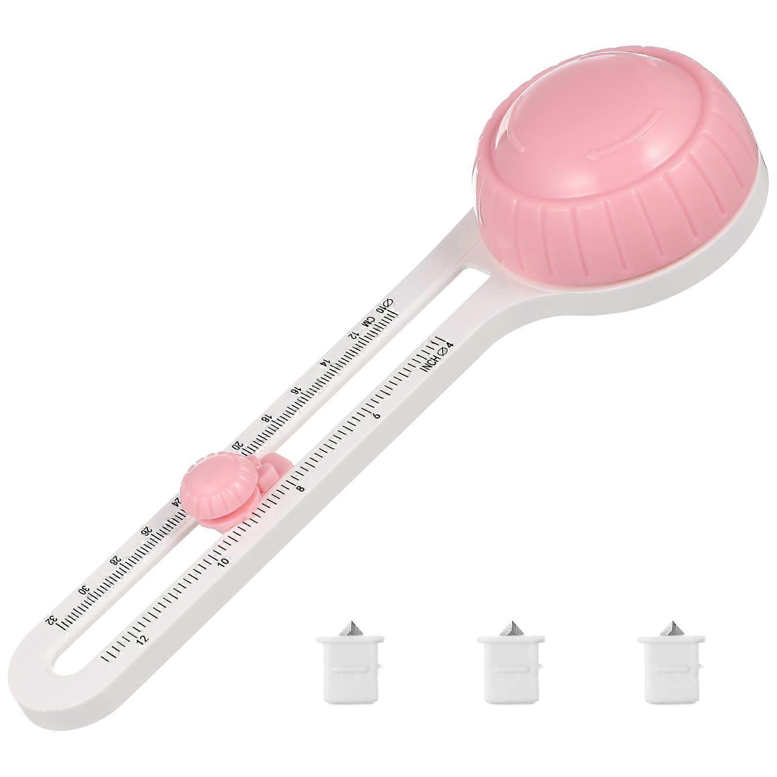 Adjustable Precision Circle Cutter with 2 Blades for Scrapbooking and Craft Paper Cutting