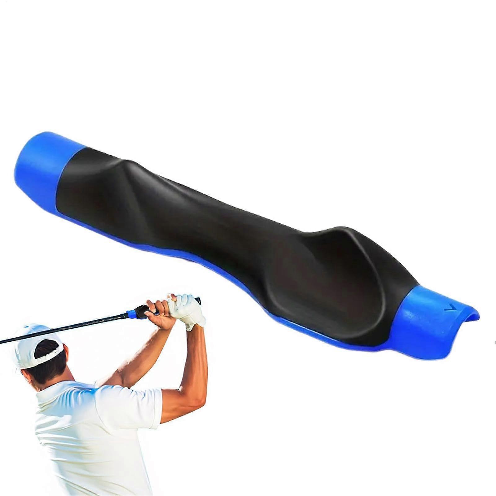 Golf Grip Trainer with Ergonomic Design, Golf Swing Training Aid for Posture Correction, Sapphire