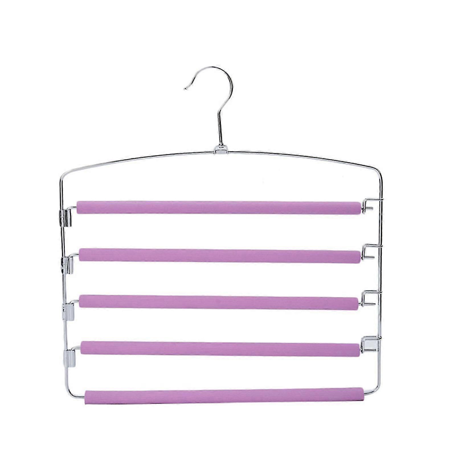 Multi-layer Magic Pants Rack Simple Foam Five-layer Pants Hanging Household Supply