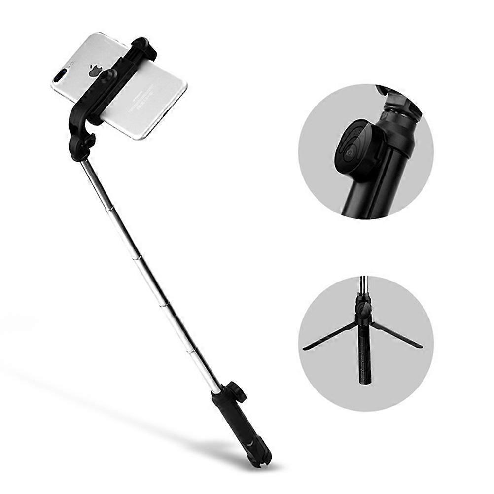 Foldable Selfie Stick Tripod for Camera Shooting Black