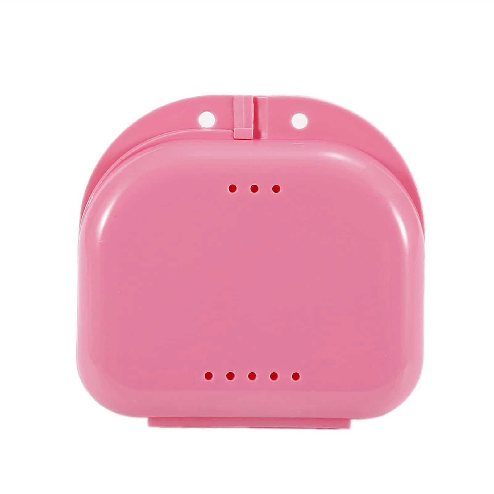 Orthodontic Retainer Storage Box Compact Case for Mouthguards, Biteguards & Dentures
