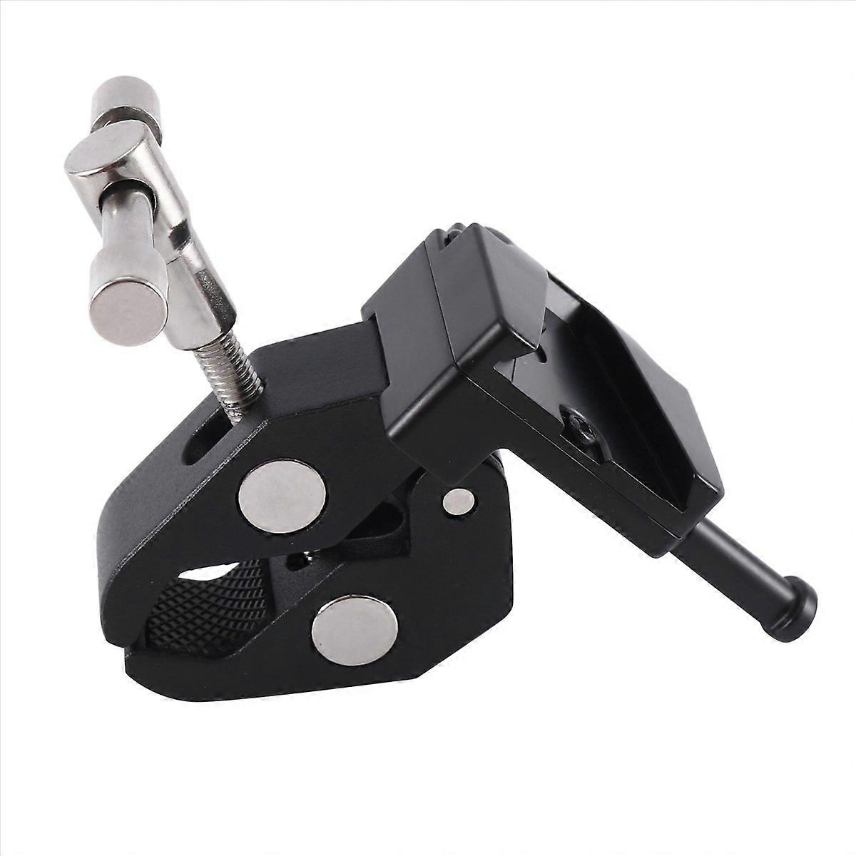 Super Crab Clamp with T Handle & Universal V-Lock Mount Quick Release Adapter for DSLR Camera Batter