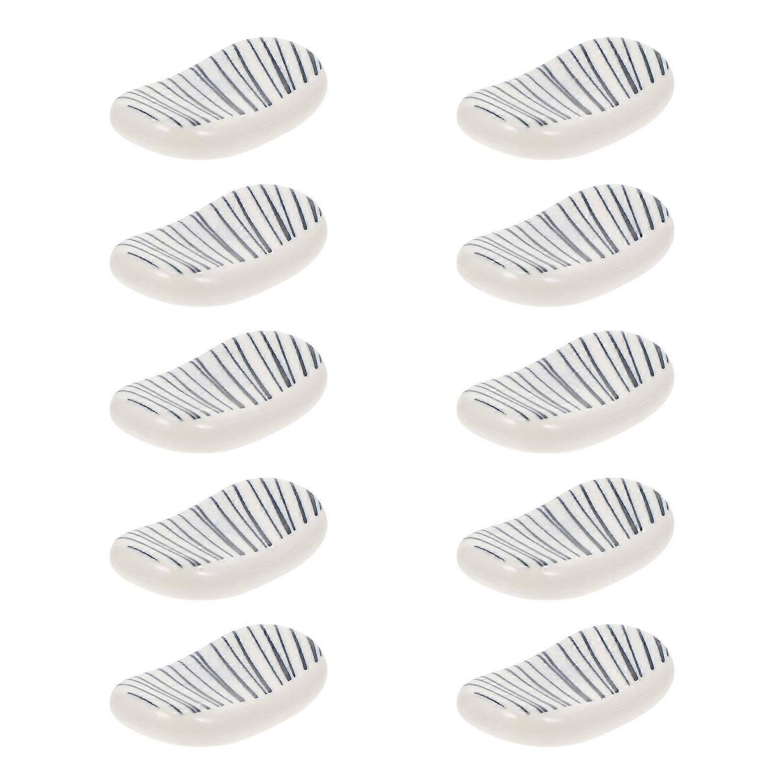 Ceramic Japanese Tableware Chopsticks Racks for Chopsticks Storage 10Pcs