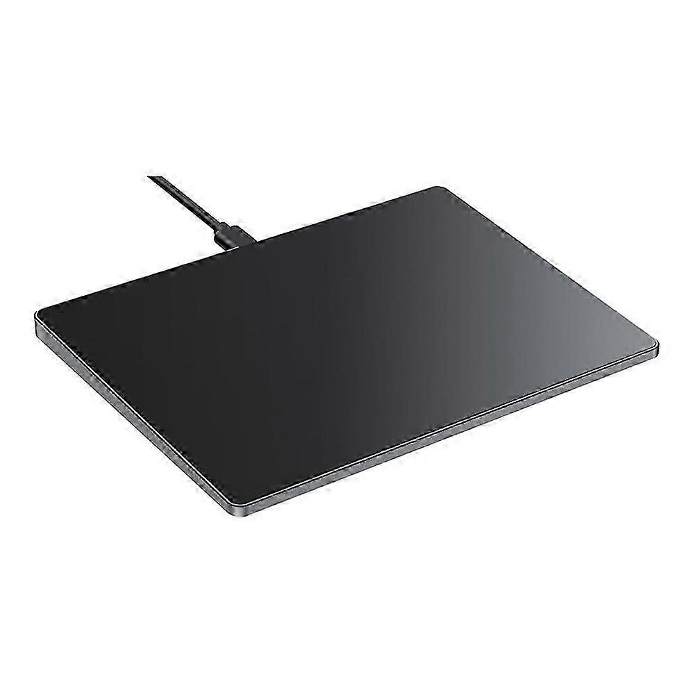 USB Wired Multi-Touch Trackpad Slim Touchpad Mouse for Window Desktop/Laptop/Notebook Computer PC Black
