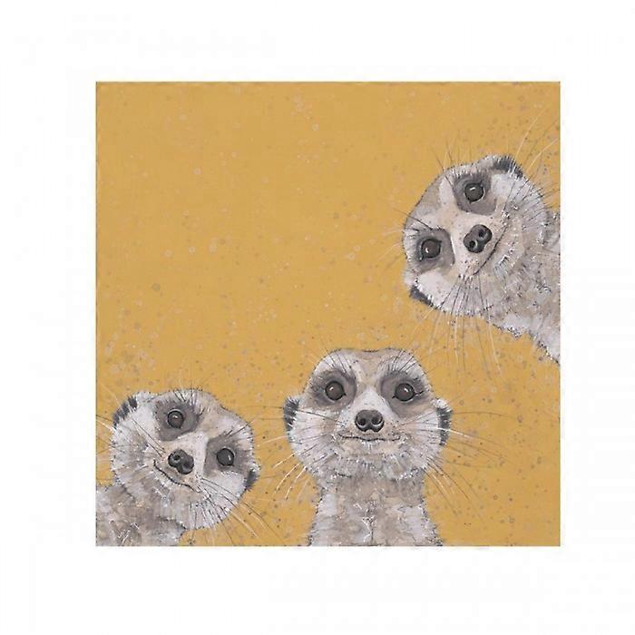 Bev Davies Three's Trouble Canvas Print