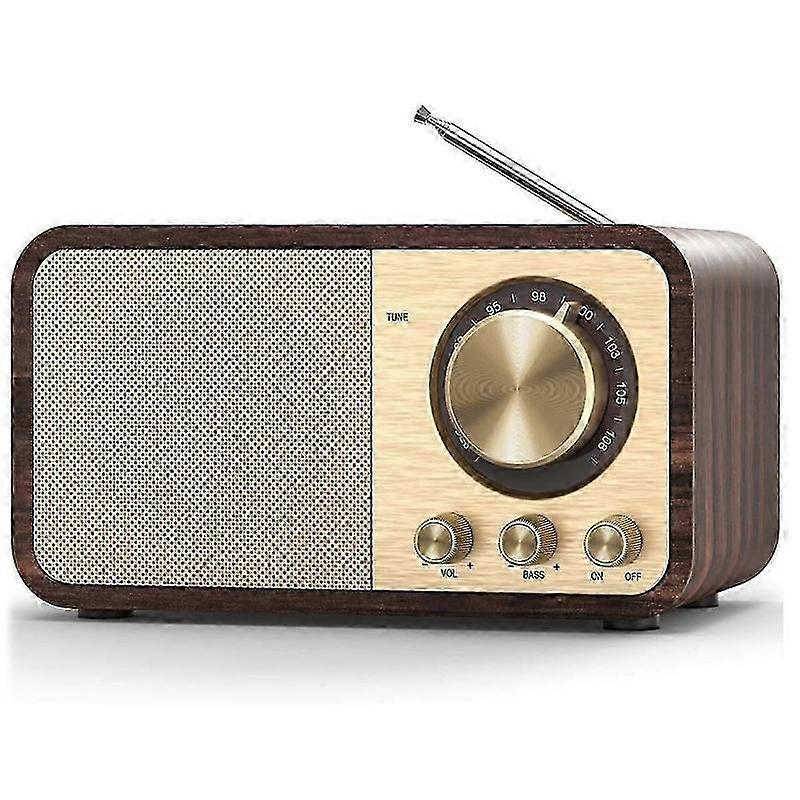 Compacte transistorradio met 5W-luidspreker en Bluetooth-connectiviteit