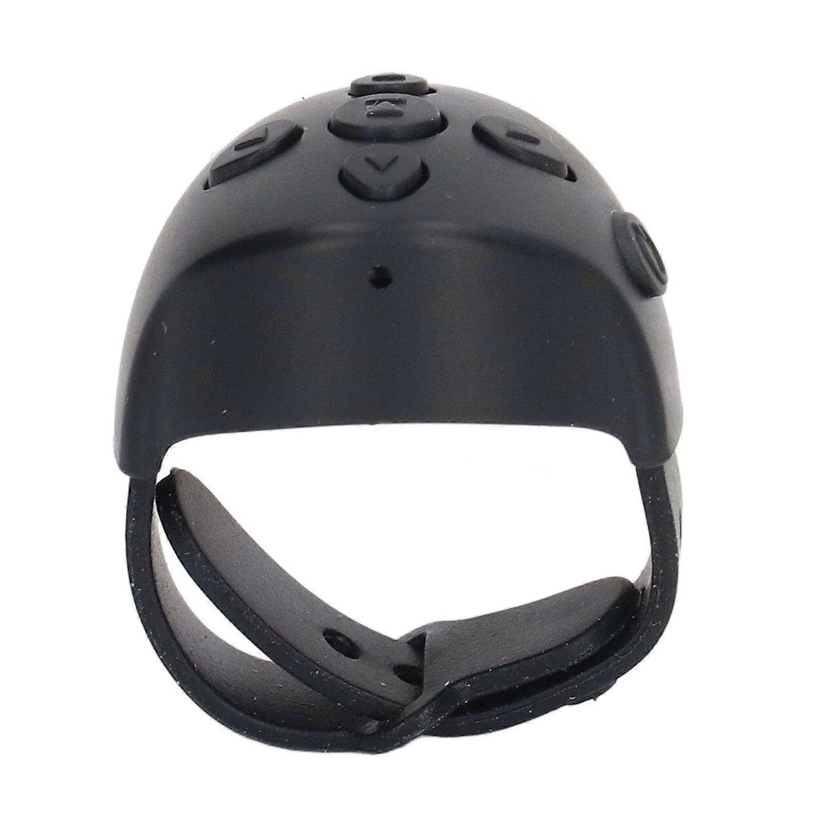 Bluetooth Remote Control Scrolling Ring APP Page Turner Camera Remote Shutter Selfie Button Compatible With Cell Phone Black