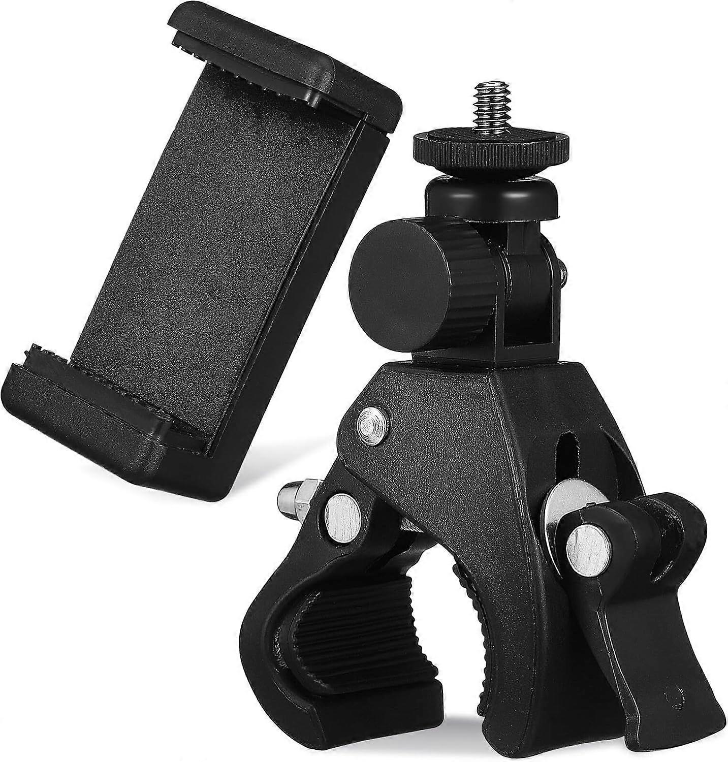 Set Adjustable Microphone Stand with Clip for Phone, Practical