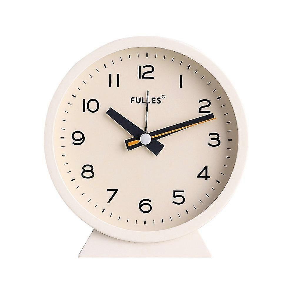 Simple Clock, Metal Alarm Clock, Bedside Clock, Children's Learning Clock