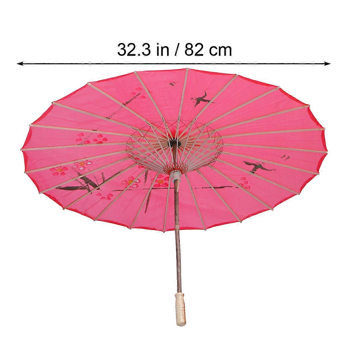 Dancing Umbrella Classical Flower Umbrella for Dancing Use Silk Decorative Supply
