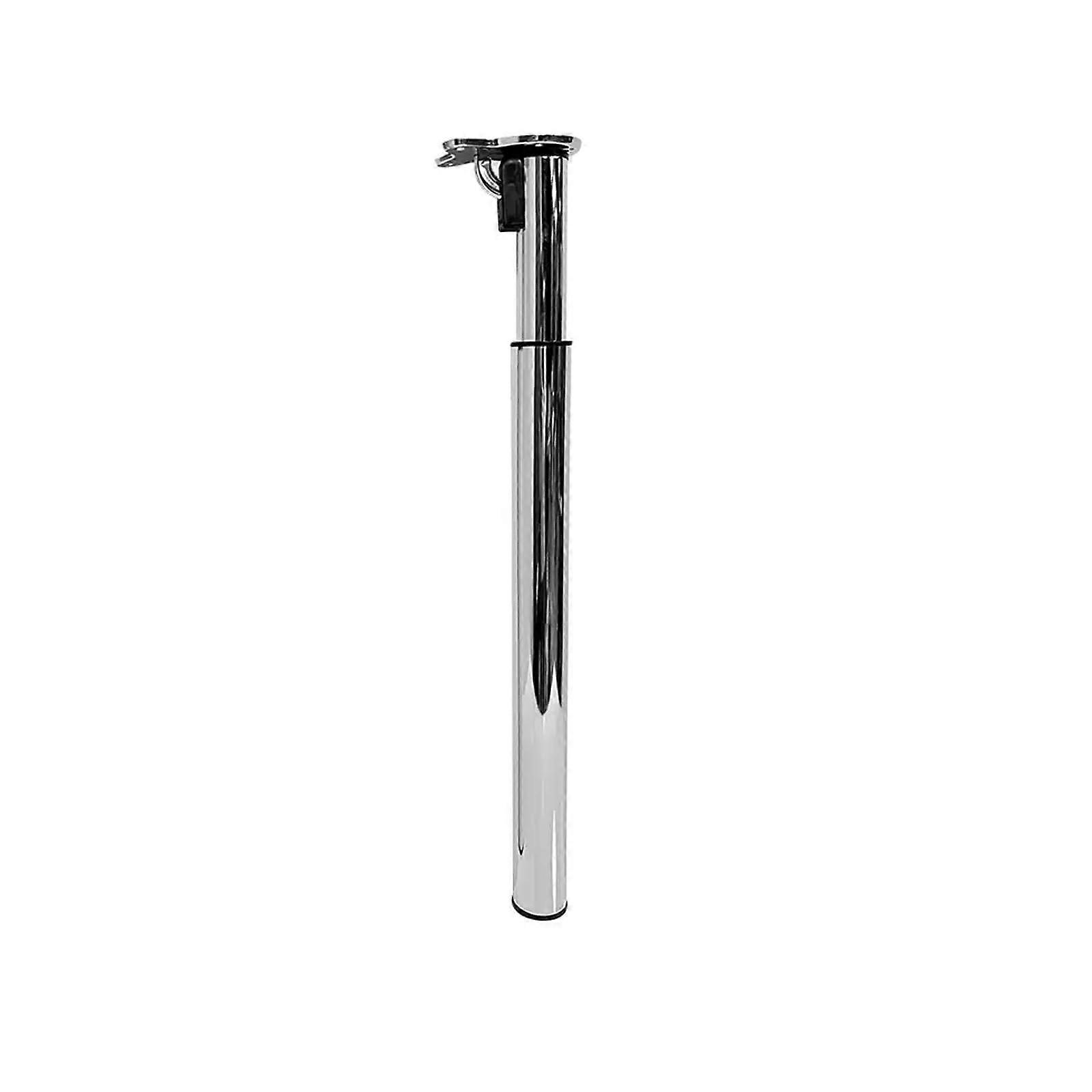 Adjustable Folding Table Legs Silver with OneButton Height Adjustment Telescopic Bar Base Bracket