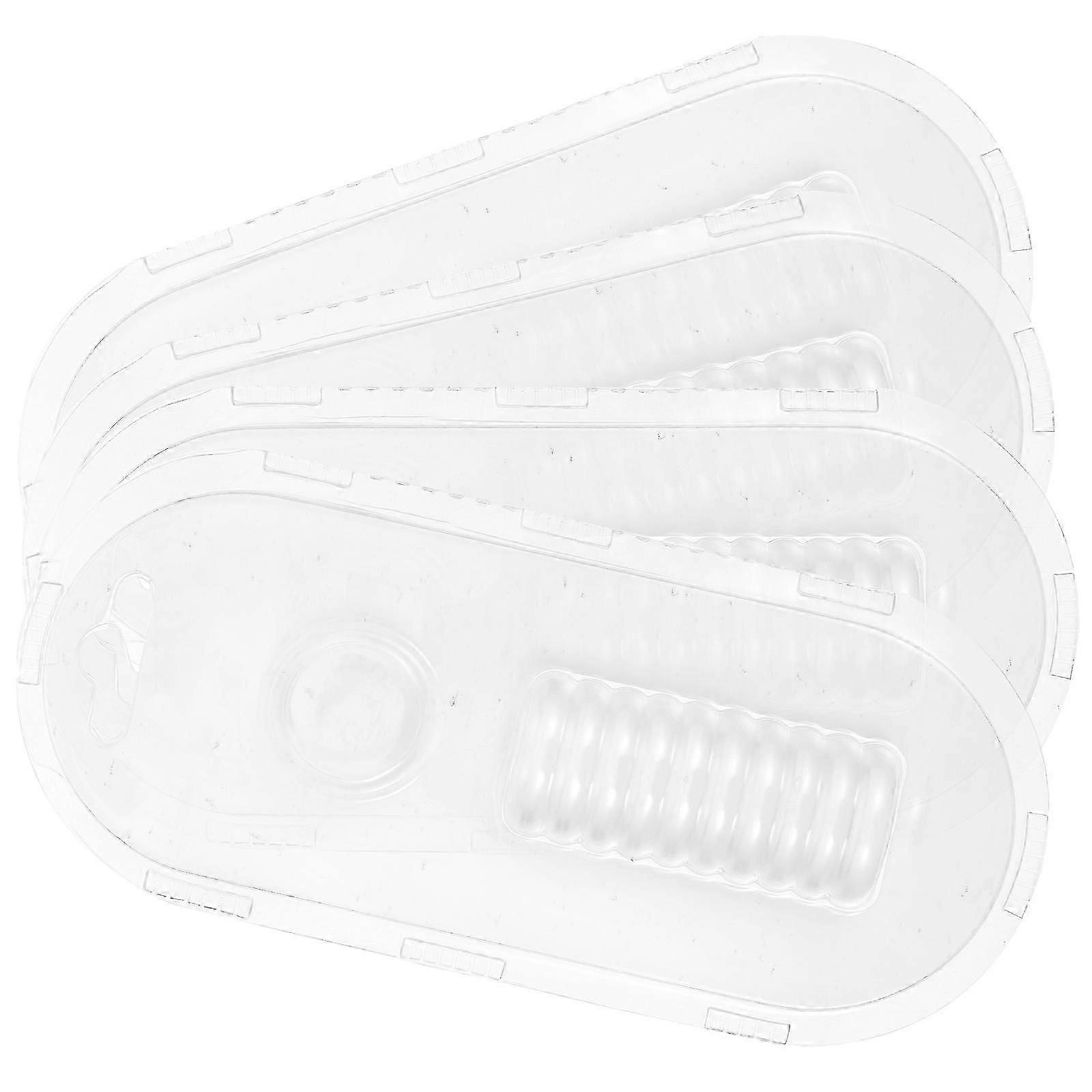 Plastic Book Binding Discs for Notepad Organizing 44Pcs White ABS