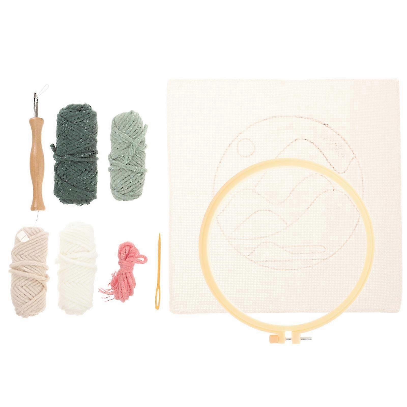DIY Craft Punch Needle Kit with 5Sets Tools for Stitching