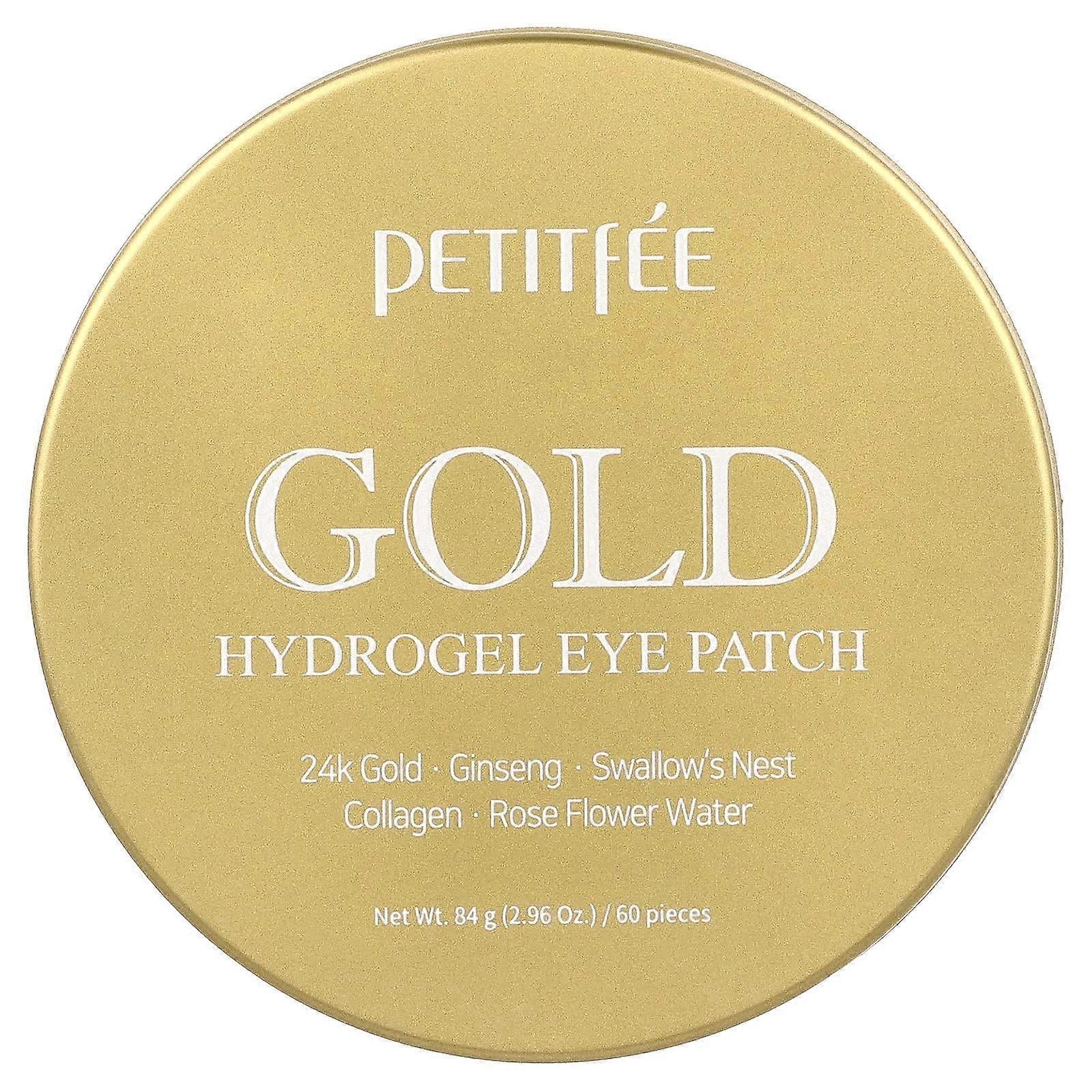 Petitfee, Gold Hydrogel Eye Patch, 60 Patches, 2-Pack
