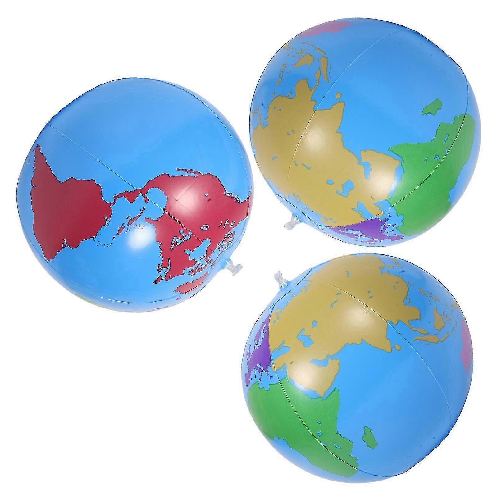 Inflatable Globe 3Pcs for Pool and Beach Activities