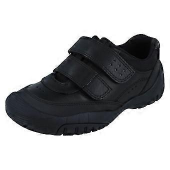 Startrite school schoenen voor jongens - Zwart leer - UK maat 13.5H - EU maat 32.5 - US maat 1.5XW