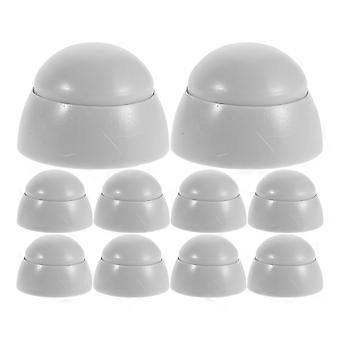 10pcs Playground Safety Caps: Plastic Bolt & Nut Covers for Equipment Protection - Weather-Resistant Screw Guard Caps for Slides & Swing Sets