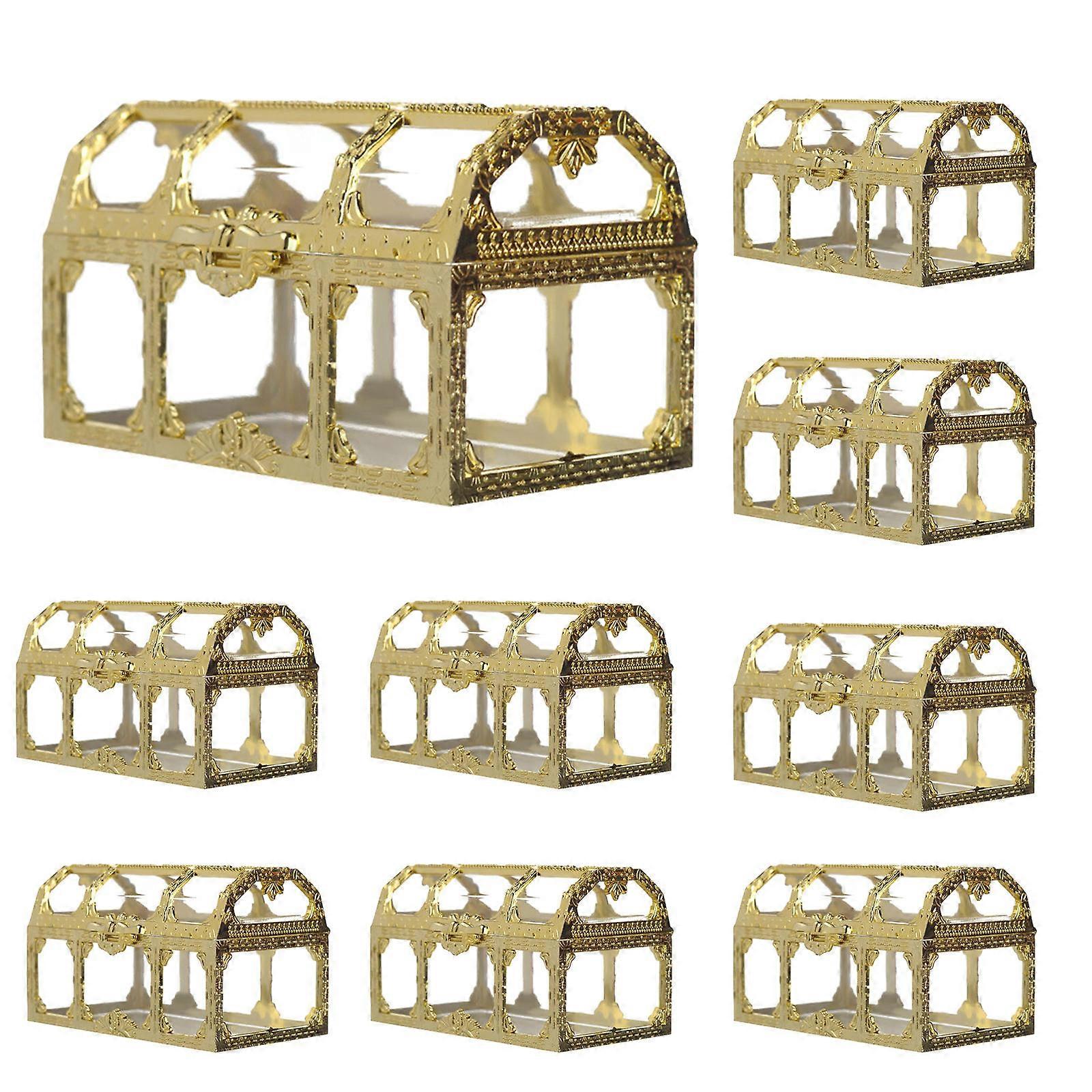 12pcs Wedding Candy Boxes Treasure Gift Boxes Goodies Boxes Decorations