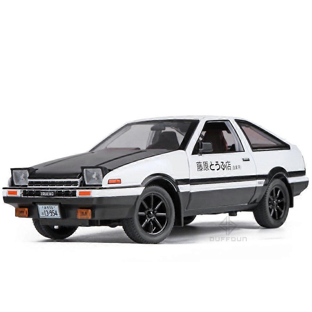1:20 Initial D Toyota Trueno AE86 Alloy Diecast Car Model Sports