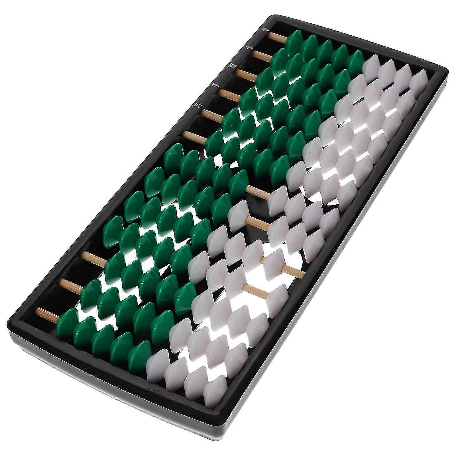 Math Tool Abacus For School Children Numeracy Improvement Education Tool Rectangular Shape 1Pack