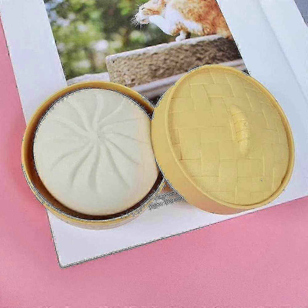 Creative Decompression Dumpling Steamer Soft Decompression Dumpling Super Soft Kneading Decompression Artifact Simulation Dumpling Vent Toy (3.9in)