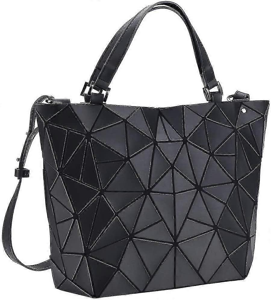 Borse Donna Borsa Geometrica Nero Opaco