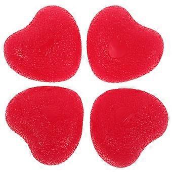 Finger Exercisers Handgrip Ball for Wrist Workout 4Pcs Heart-Shaped Set