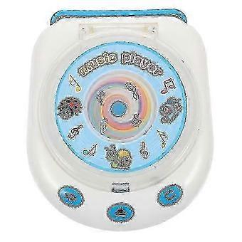 Kids Portable CD Player Toy, Luminous Music Toy, Educational Creative Play, Plastic, Requires 3 AA Batteries