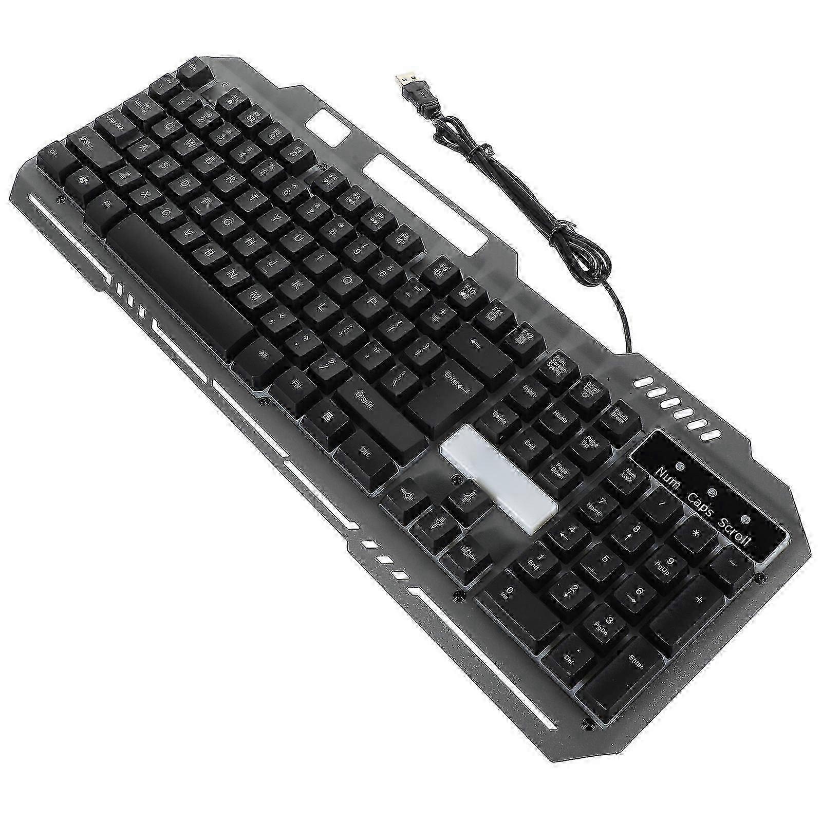 Mechanical Touch Keyboard with USB Cable and Backlight for Gaming PC