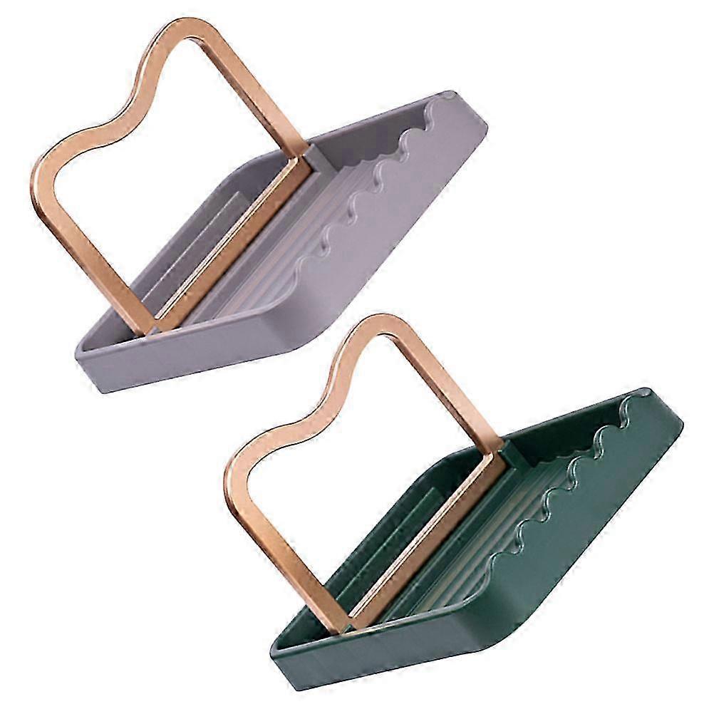 Multi-Function Lid Organizer Kitchen Lid Holders compatible with Household Use 2Pcs