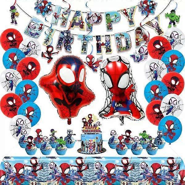 Spiderman Birthday Party Decorations Set [MI]