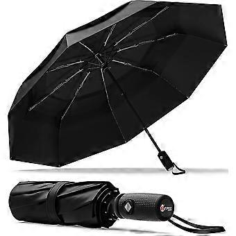Windproof Compact Travel Umbrella Automatic Folding Mini Lightweight Portable Umbrella for Backpack Car PurseJJ