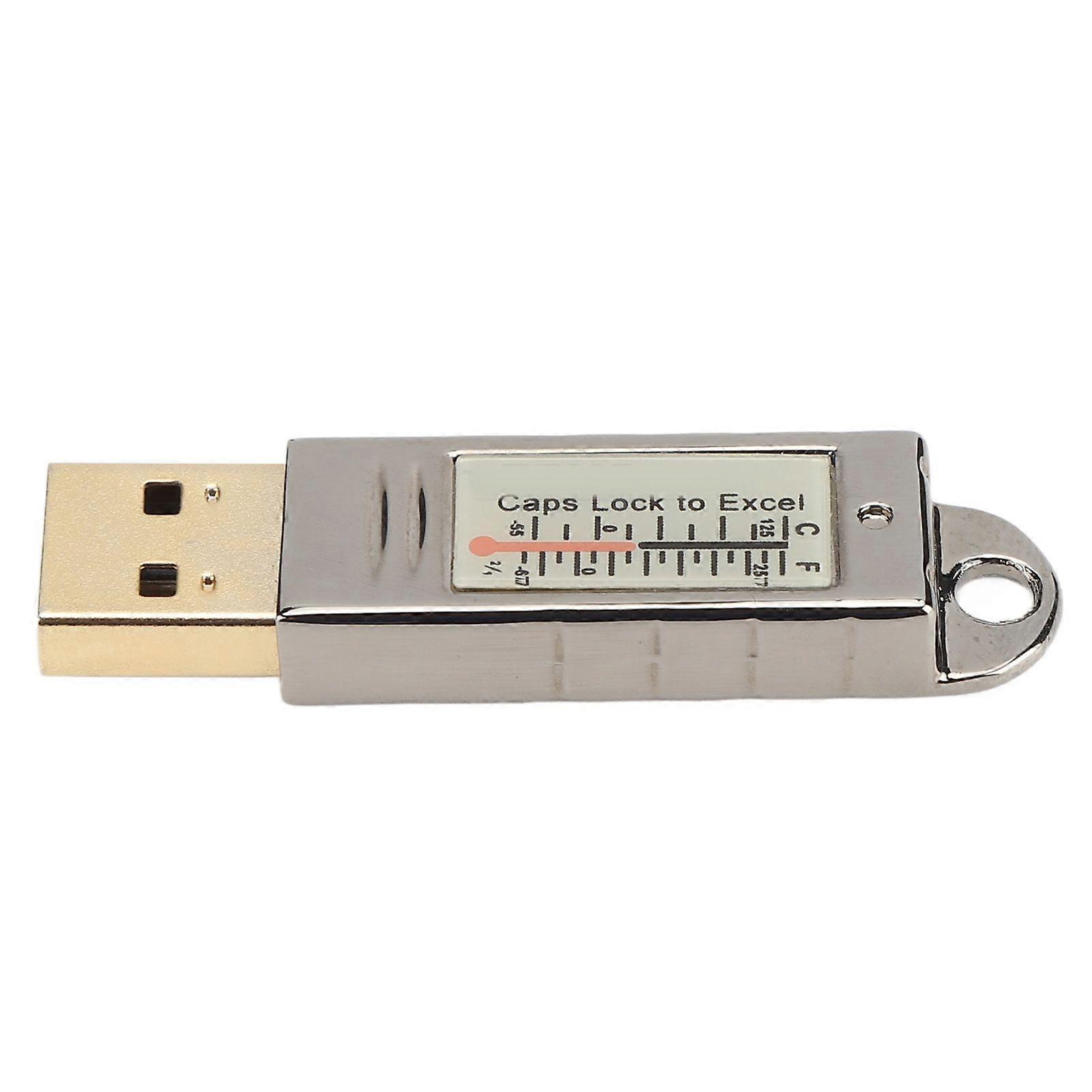 USB Computer Thermometer Waterproof Temperature Sensor Data Recorder Upper Lower Limit Temperature Alarm
