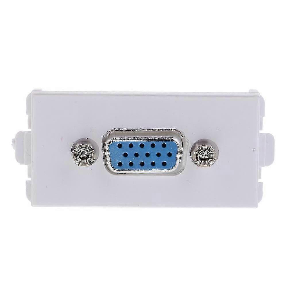 VGA Directly Plug Type Wall Socket Module 2026 with Frame Wallplate Modular Plug