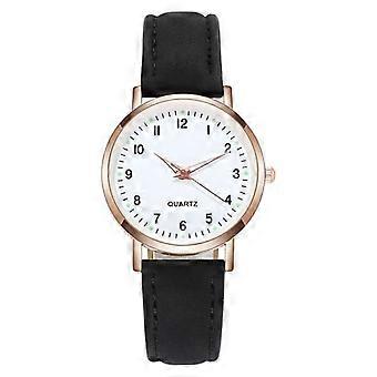Quartz Armbandsur Sjlvlysande Klocka SVART preto