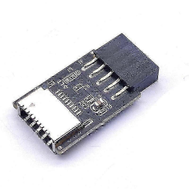 Vertical-Mount 9Pin To Type-C Adapter