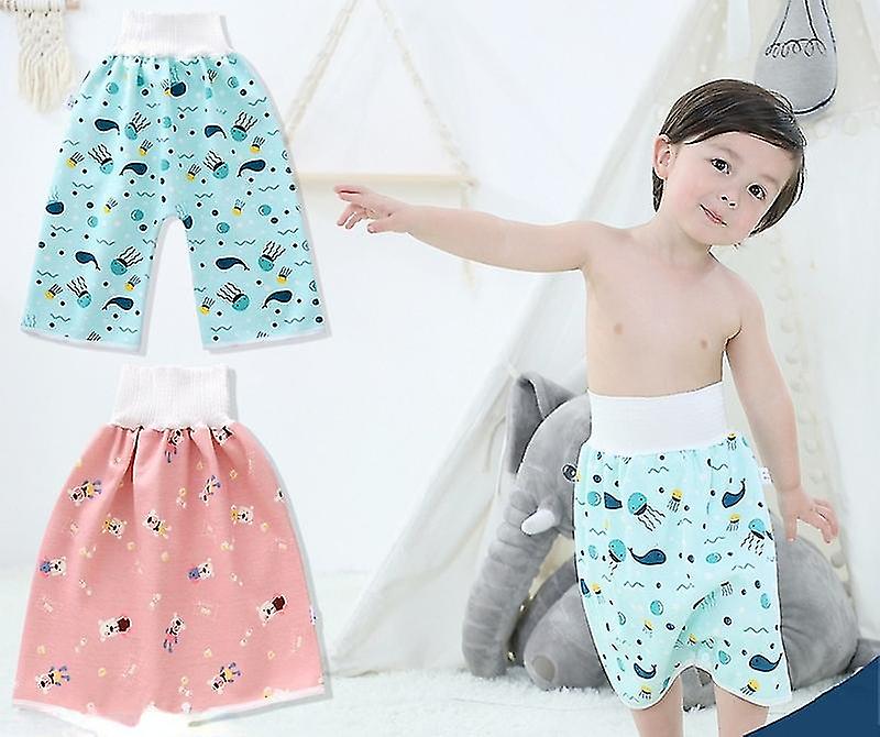 Baby Diaper Skirts/pants Waterproof And Leak-proof Baby Cotton Washable Diapers-r