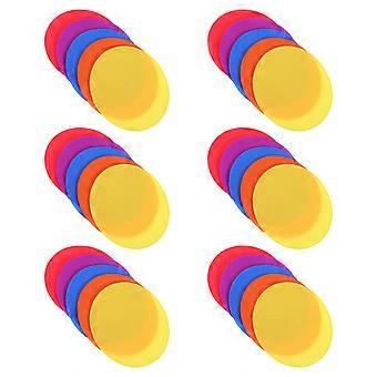Assorted Color Circular Magic Carpet Markers for Training Kids 30Pcs