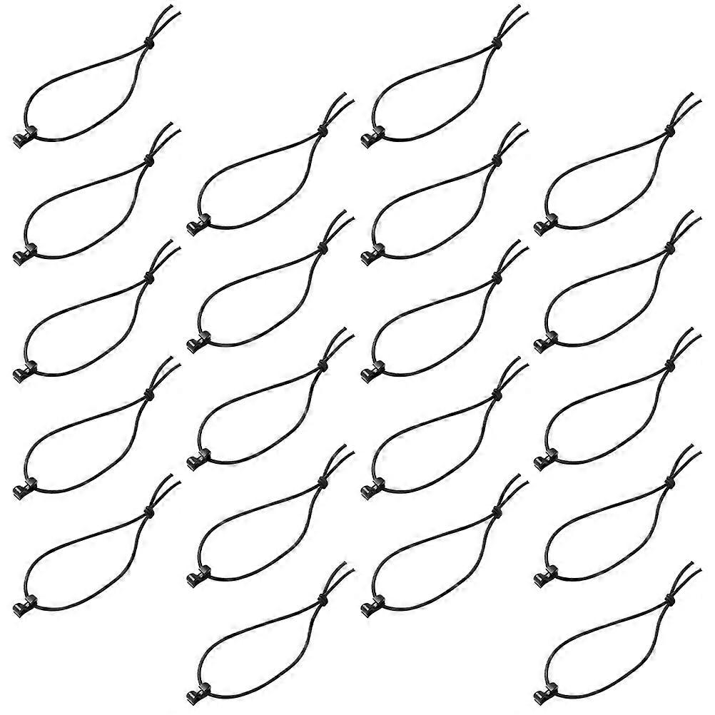 Nylon Hook with Elastic String for Storage Management Tools 30Pcs